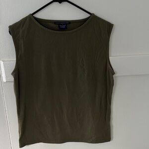 Ralph Lauren Sport Olive Green Tank Top